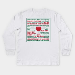 National Lampoon's Christmas Vacation Nobody's Leaving Jolliest Bunch Kids Long Sleeve T-Shirt